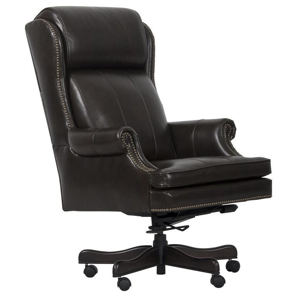 Parker Living Desk Chairs DC105PBR Executive Chair with Nailhead Trim